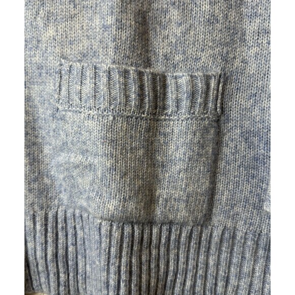 Ella Moss Womens Size Large Blue Relaxed Boyfriend Button Front Cardigan Lrg. L - Picture 2 of 10